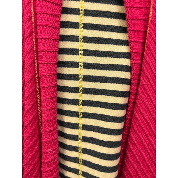435 Matilda Jane Girls size 12 Striped Open front cardigan Contrast - Picture 5 of 5